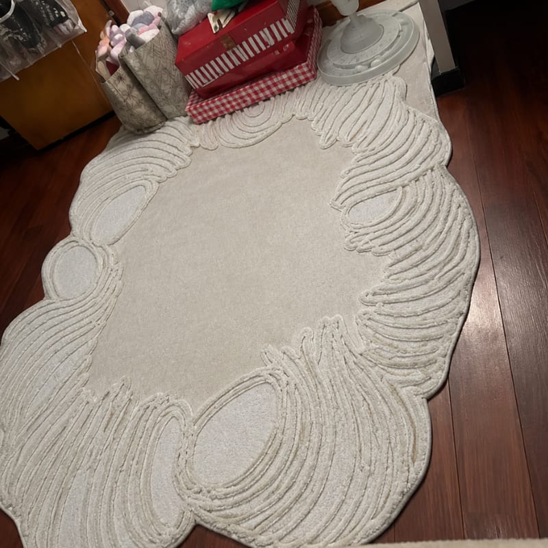 Customer photo review of Haruto Irregular Rug
