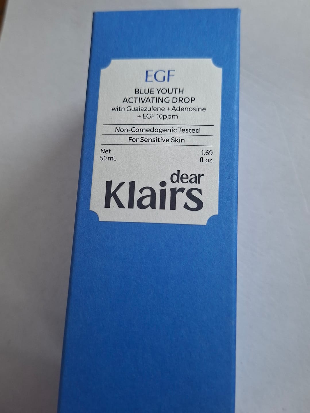 Customer photo review of KLAIRS Midnight Blue Youth Activating Drop 20ml