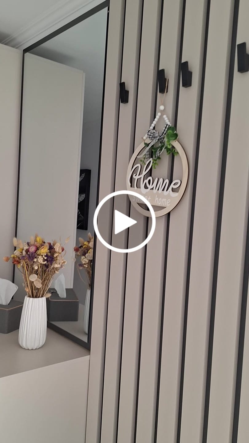 Customer video review of Mobilier hol LONDON, casmir/gri antracit, PAL, 217x38x220 cm
