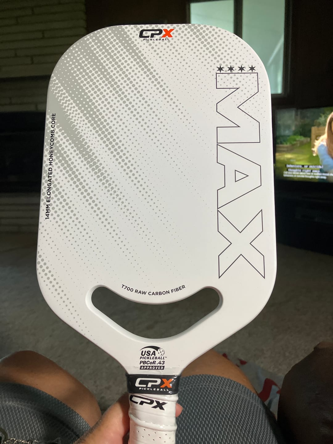 Customer photo review of CPX Mystery Pickleball Paddle