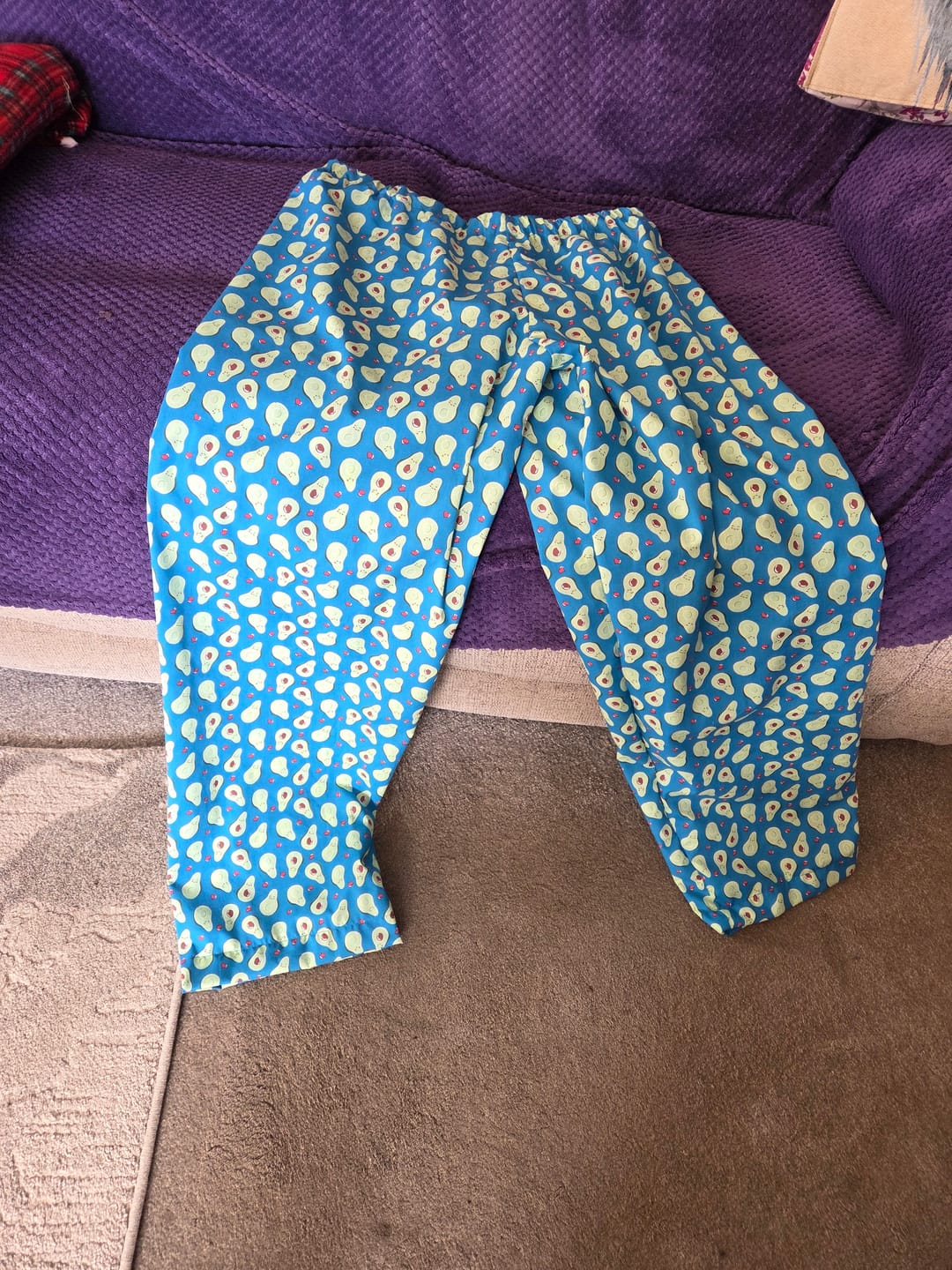 Customer photo review of Avocado Hearts Polycotton Fabric