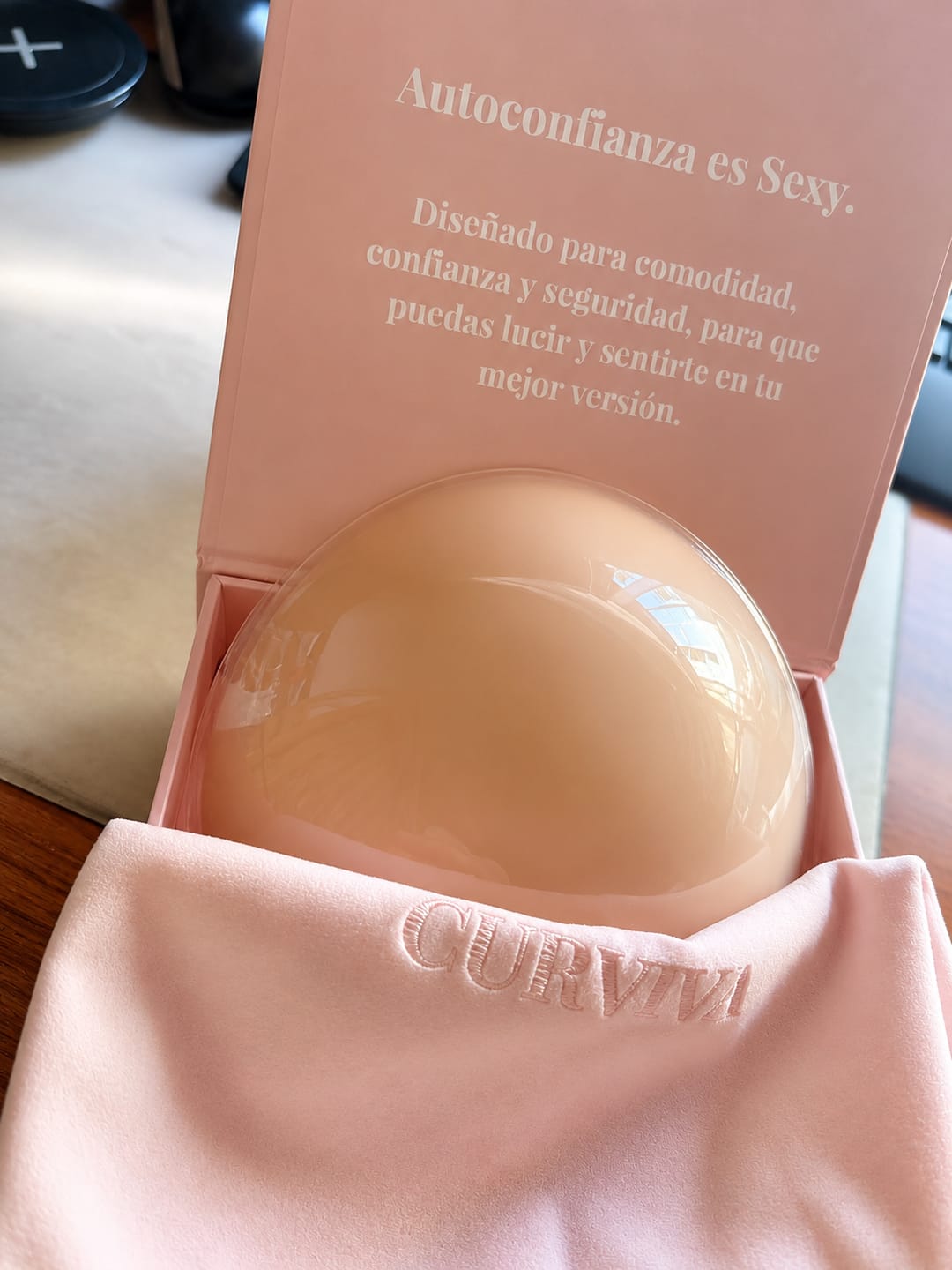 Customer photo review of Pezoneras Círculos sin Adhesivo