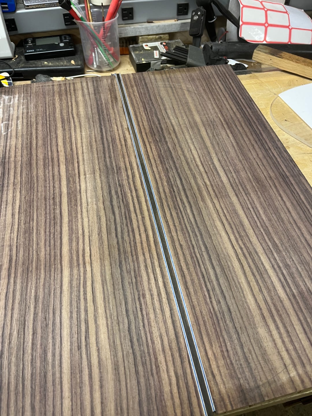 Customer photo review of East Indian Rosewood Dreadnought Guitar Back Set #8015