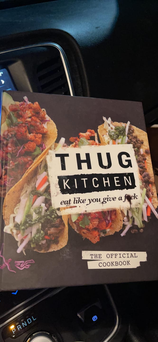 Customer photo review of Thug Kitchen: The Official Cookbook