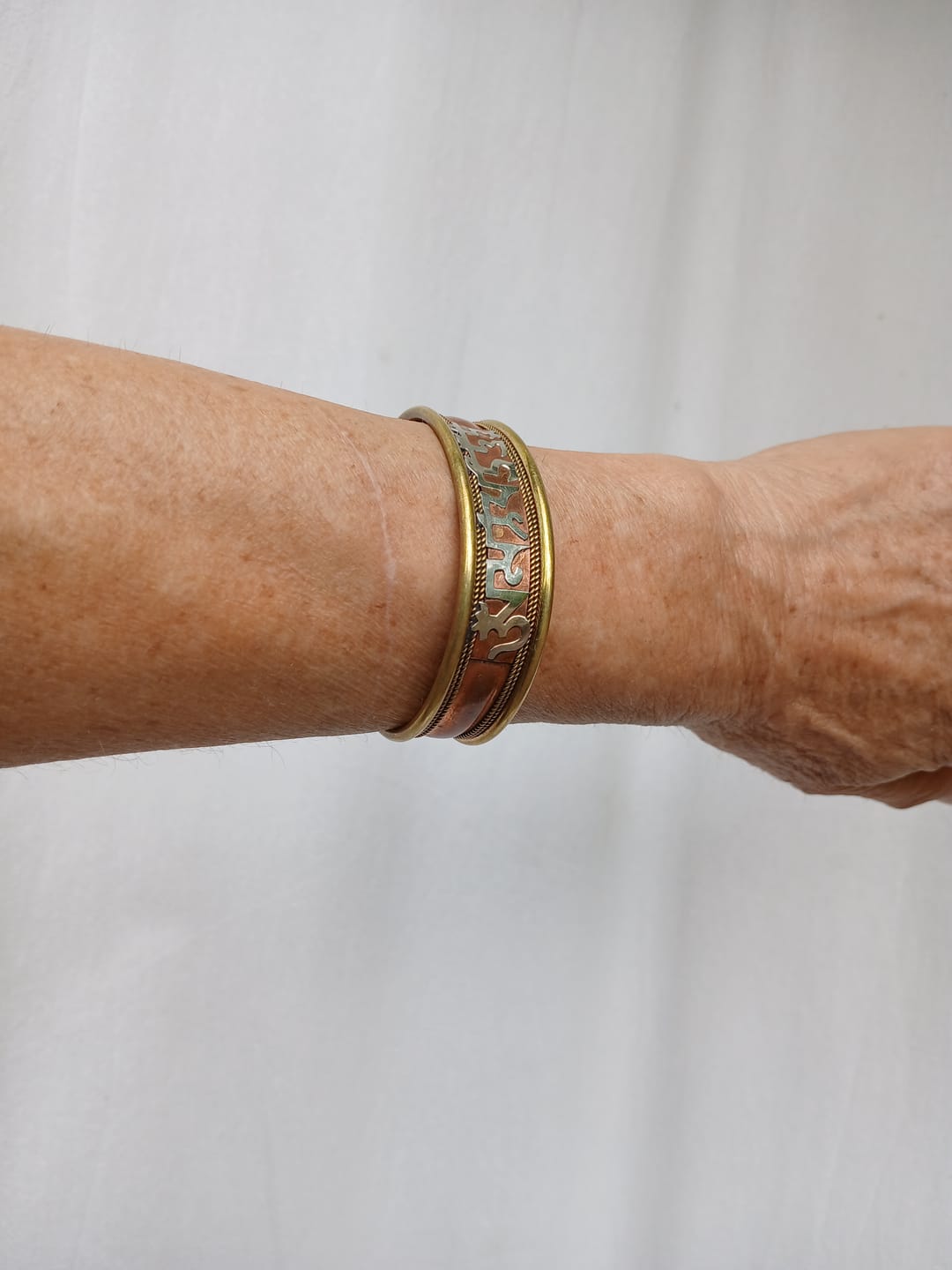 Customer photo review of Bracelet Cuivre et Mantra
