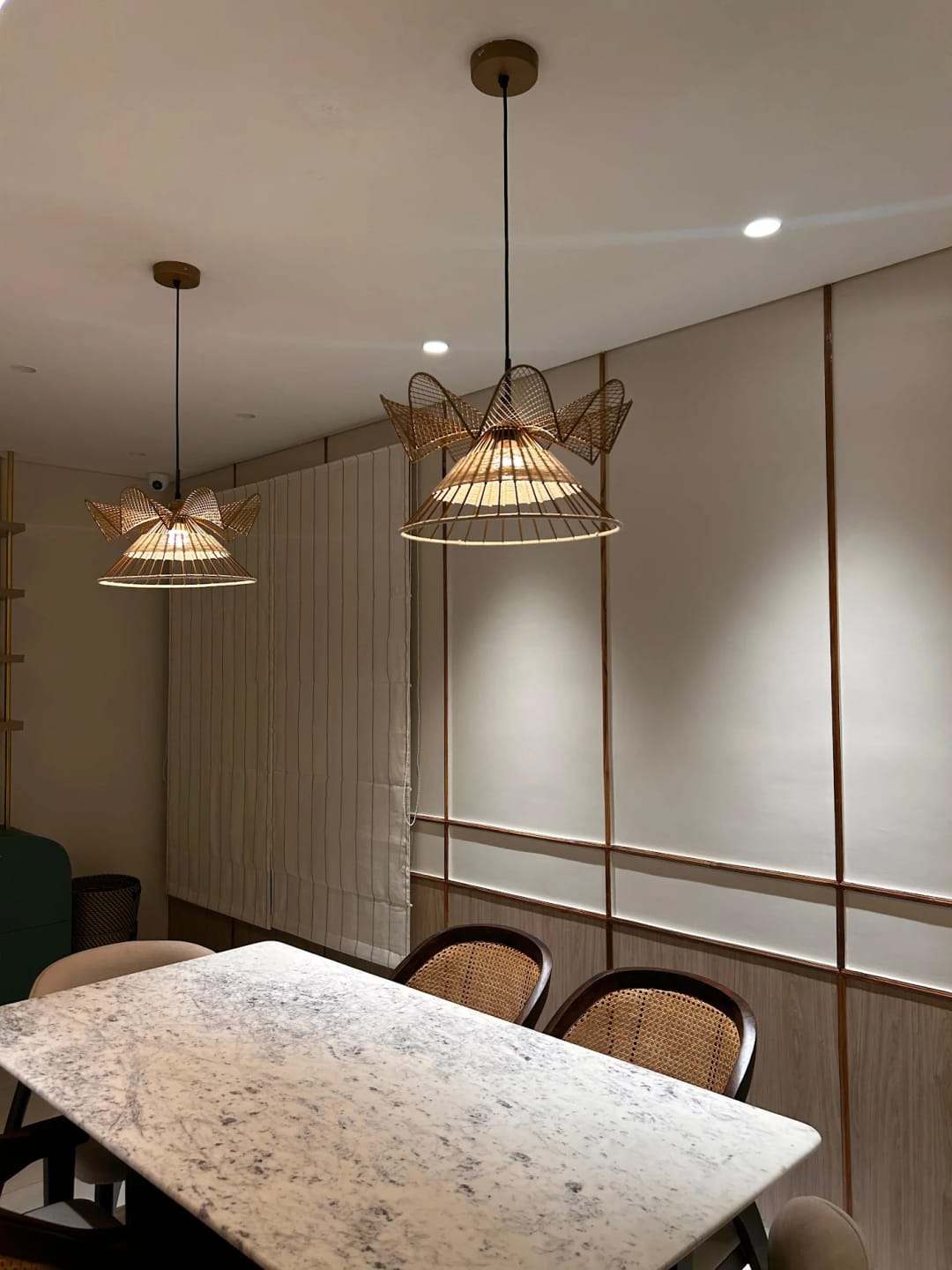 Customer photo review of Fucius Metal Hanging Lamp