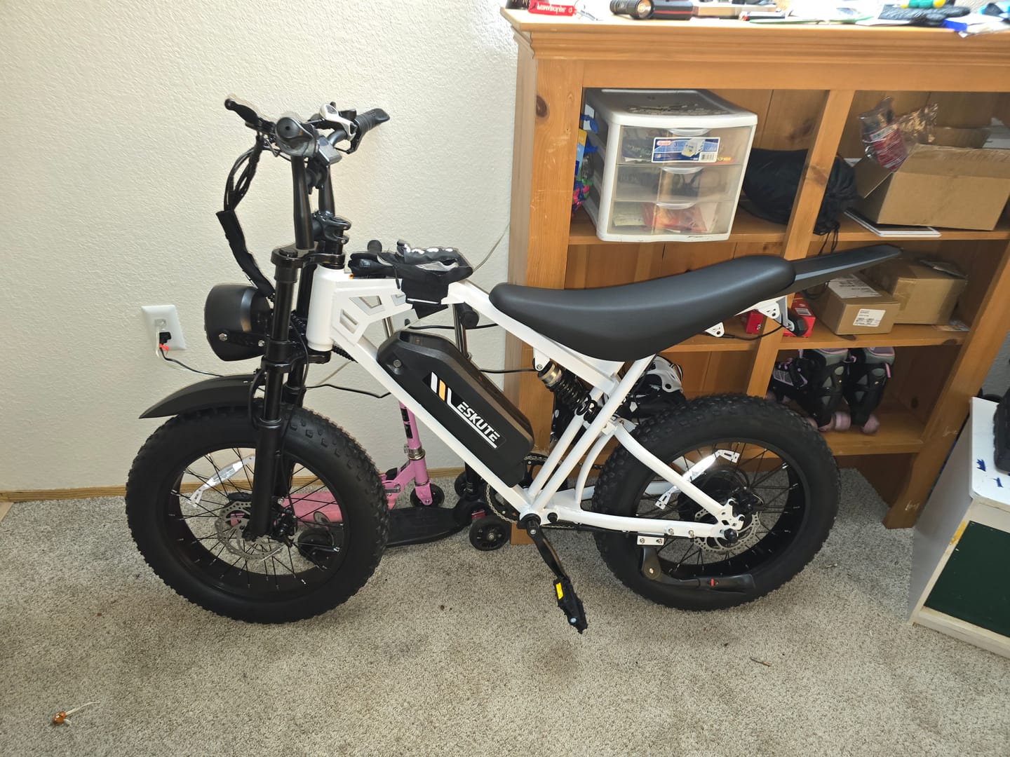 Customer photo review of Eskute® V200 20*4.0" Dirt Electric Bike for Kids&Teens
