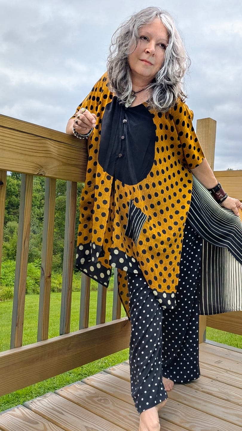 Customer photo review of Silk Mantra Tunic (070)