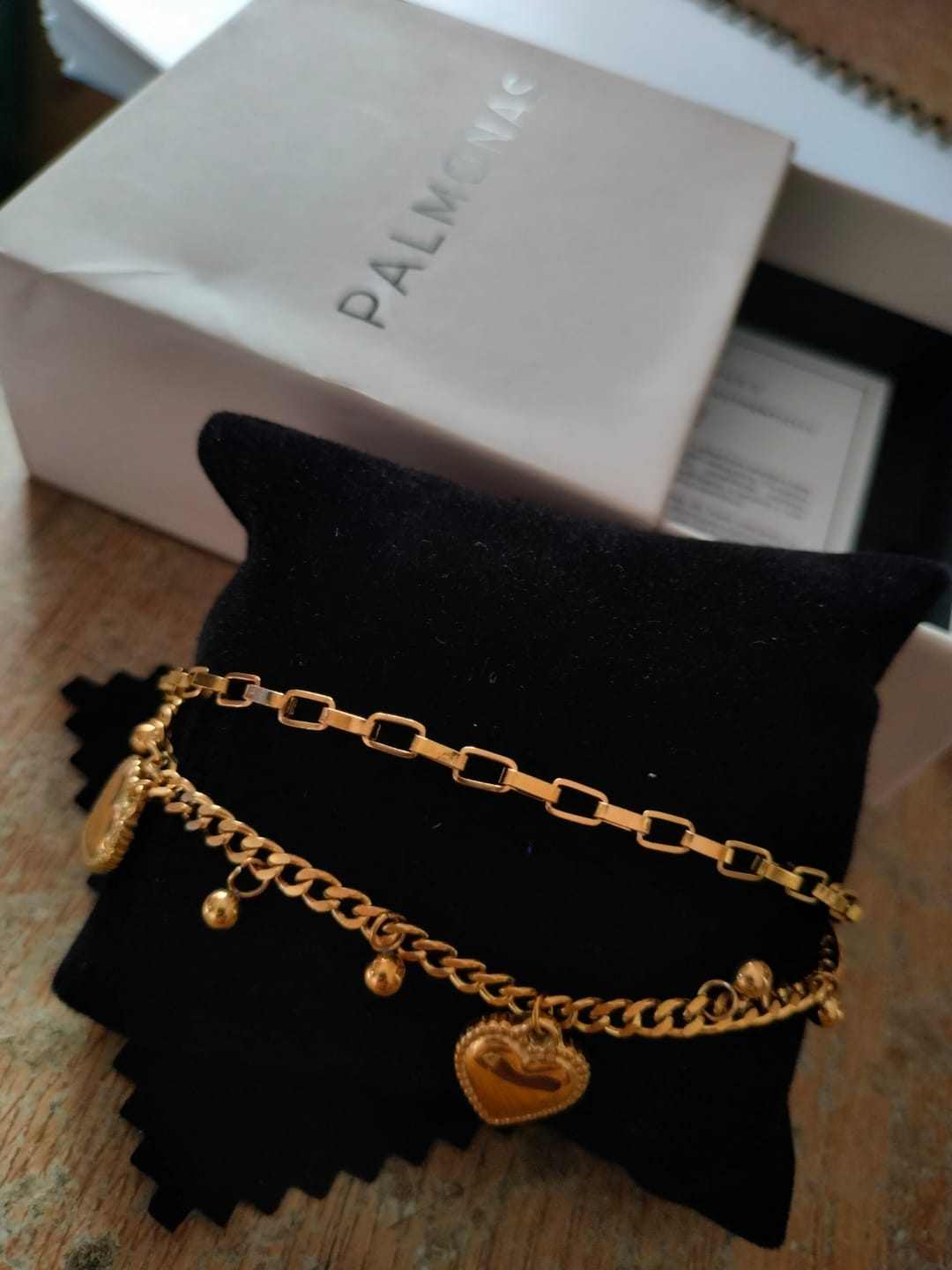 Customer photo review of Hearts All Over Bracelet