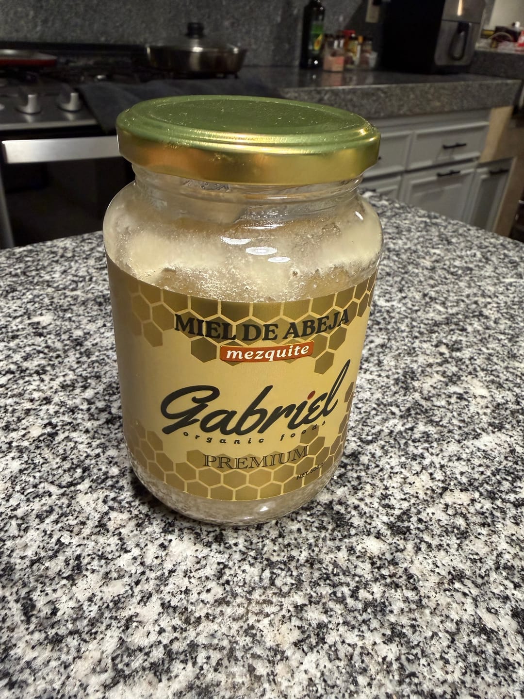Customer photo review of Miel de Abeja 100% Pura de Flor de Mezquite (500 g)
