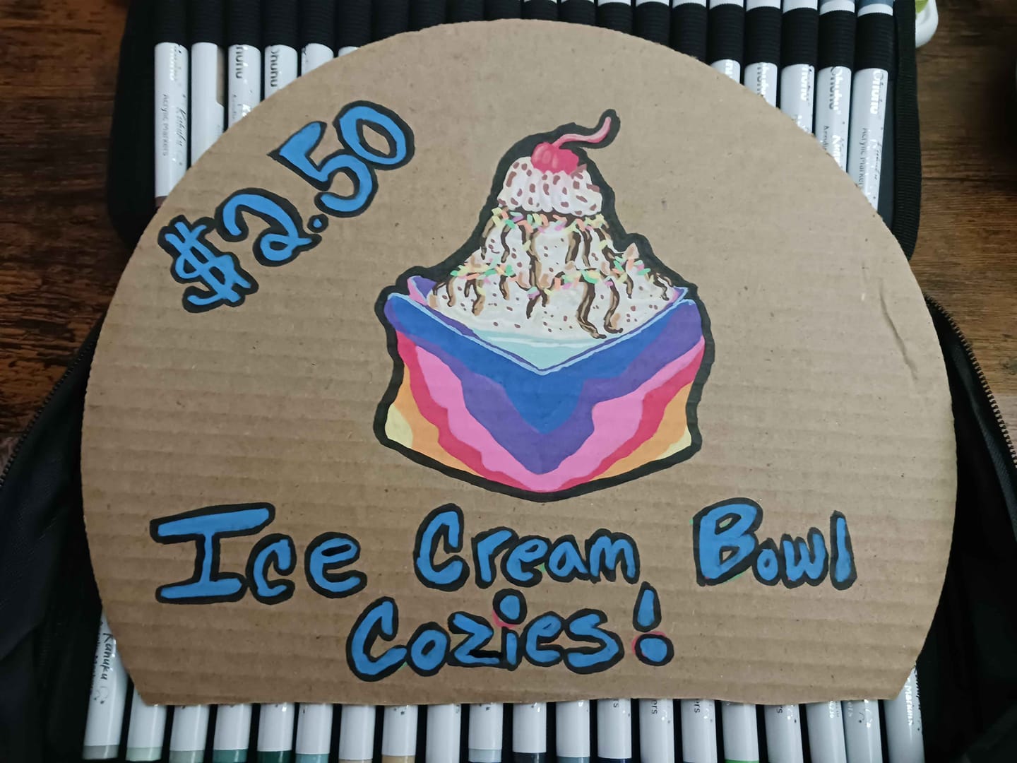 Customer photo review of Ohuhu Kahuku Series Direct-ink Acrylic Paint Markers