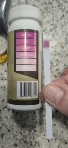 Customer photo review of Nitric Oxide Test Strips