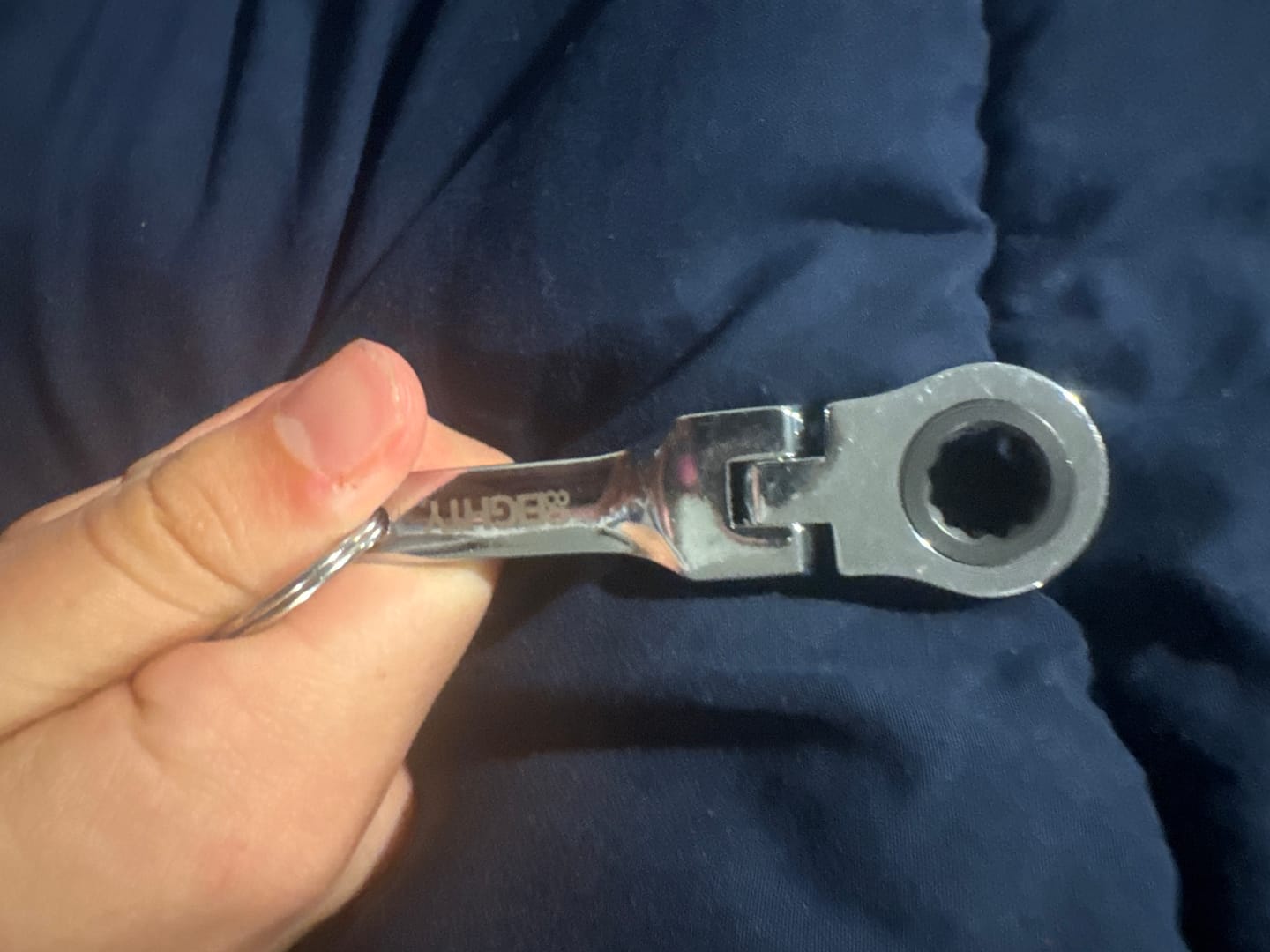 Customer photo review of 80Eighty® 10mm Wrench Keychain
