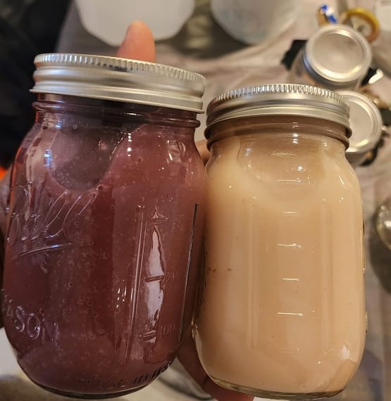 Customer photo review of Purple Gold Sea Moss