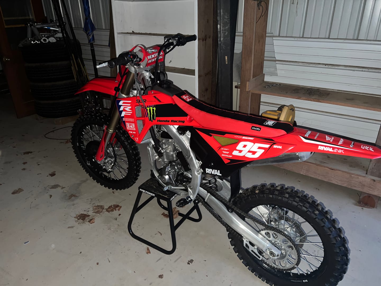 Customer photo review of Custom Seat Cover: 2026 Honda CRF250R