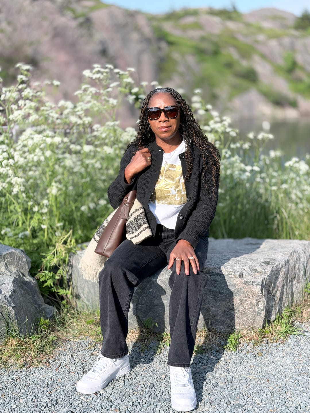 Customer photo review of Ywigs Burmese Water Curly Human Crochet Hair