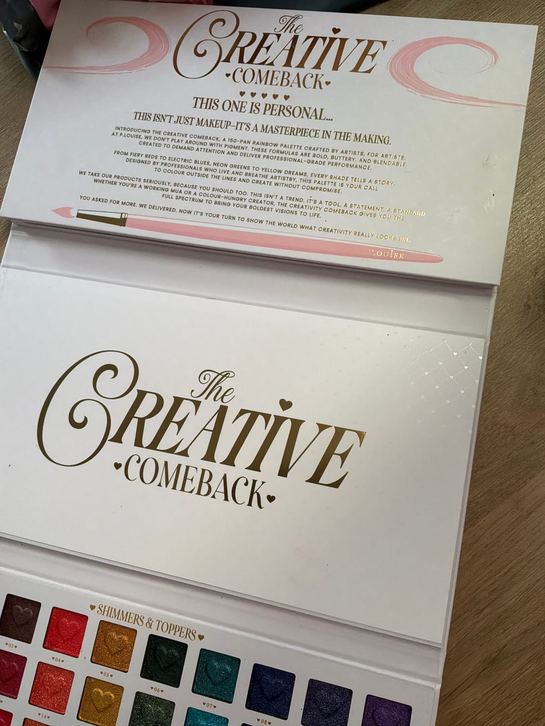 Customer photo review of Creative Comeback XXXL Palette