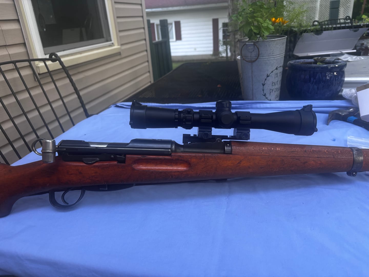 Customer photo review of Swiss K31 Ultra low-profile NDT Scout Mount for Long Eye Relief Scopes