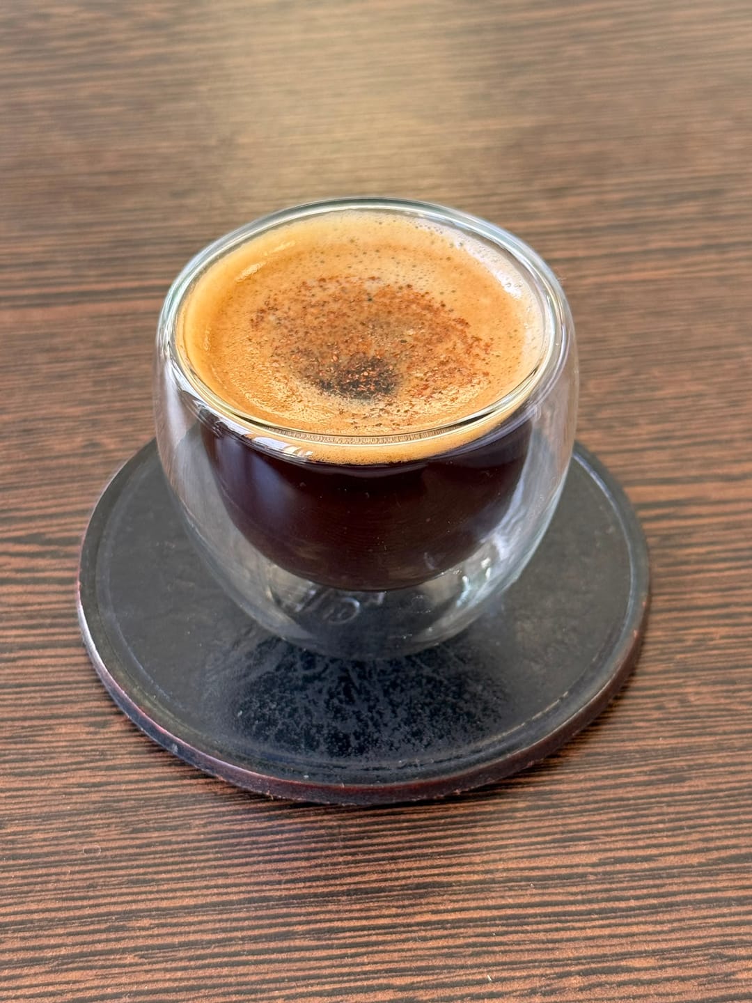 Customer photo review of Pack 2 Vasos De Vidrio Doble Pared Té Café Sin Asa 250ml