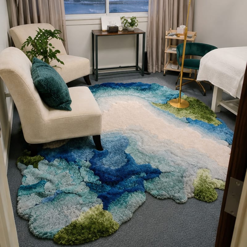 Customer photo review of Takumi Plush Rug