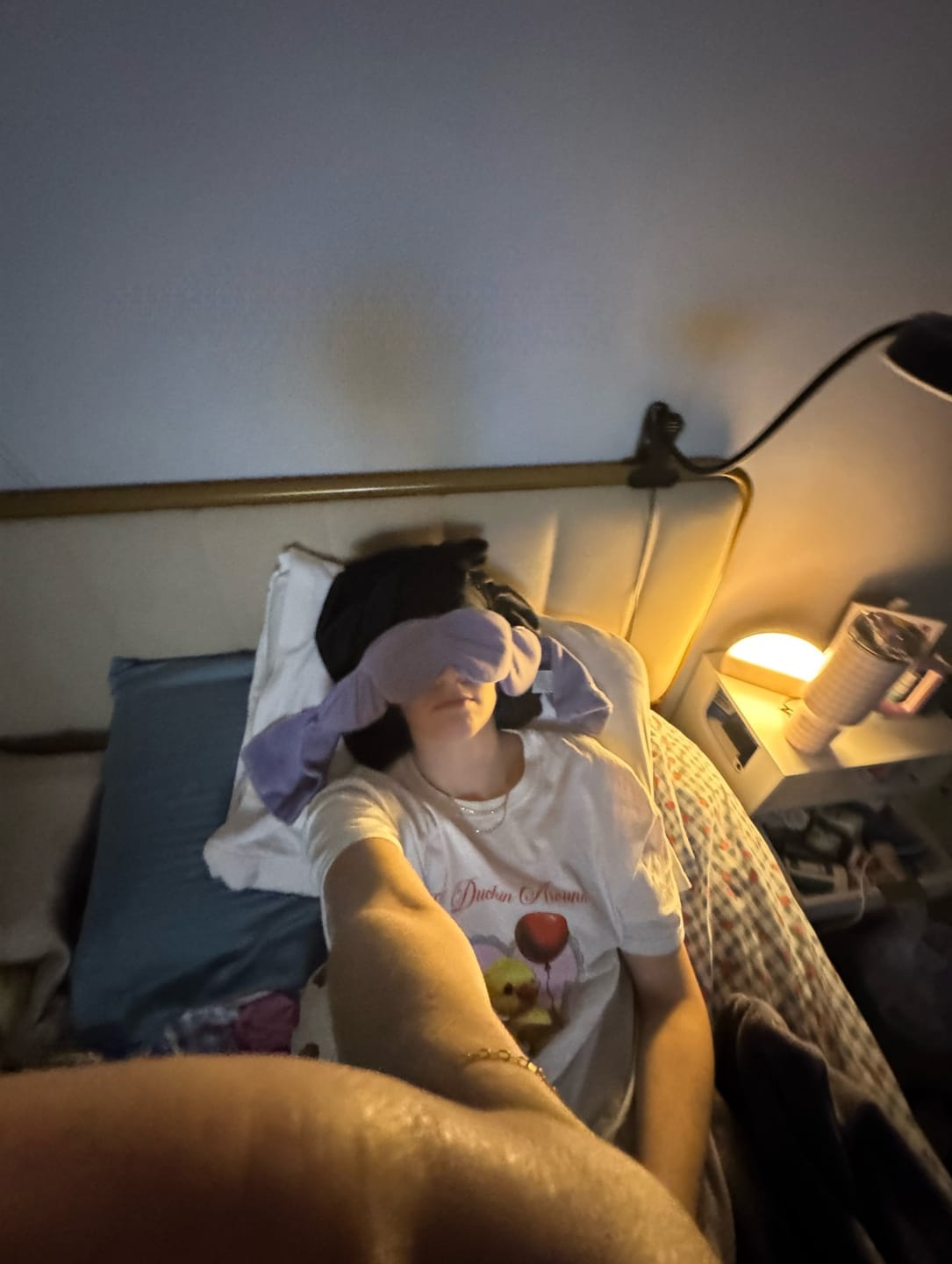 Customer photo review of Dozzli Weighted Sleep Mask