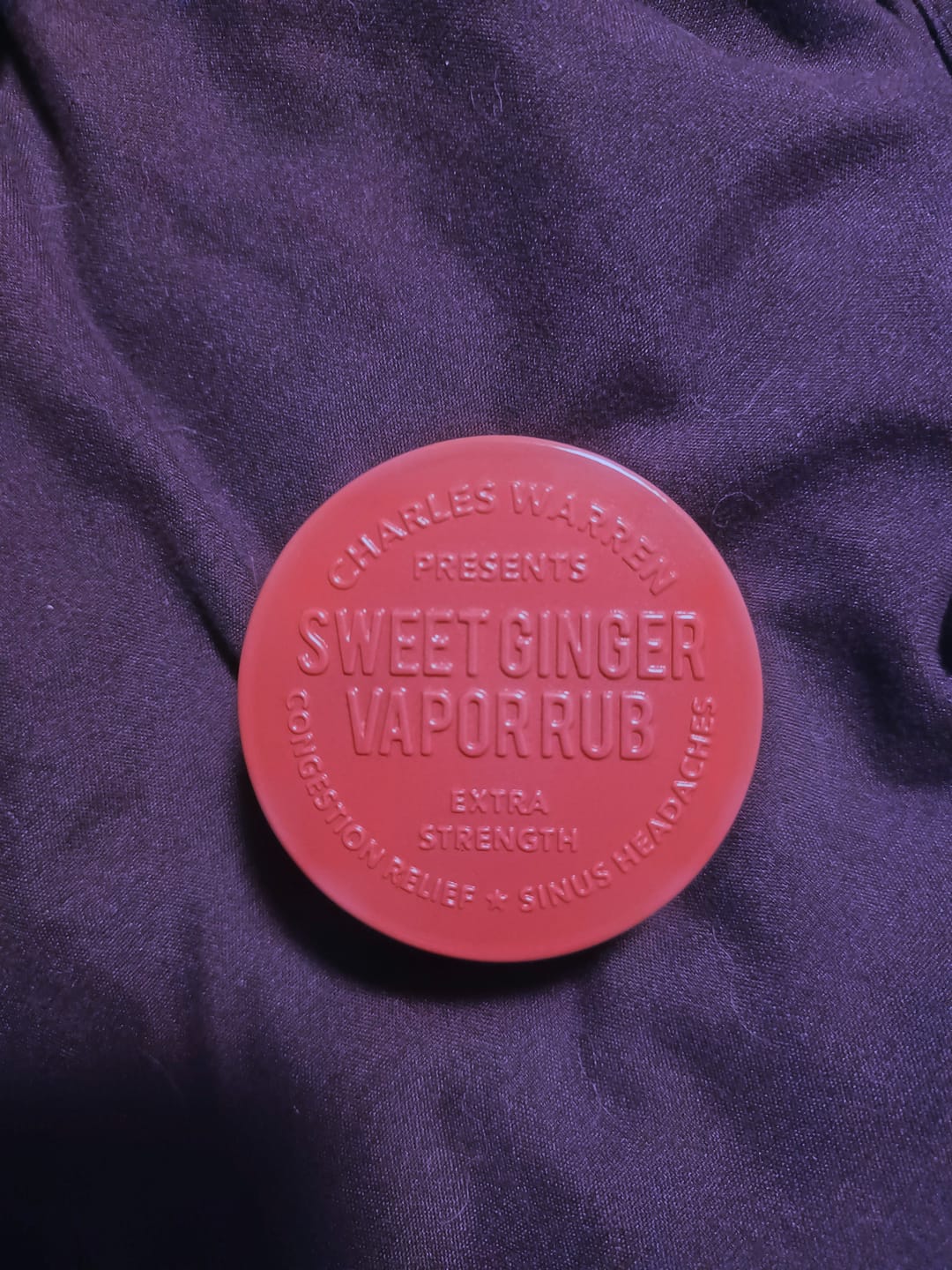 Customer photo review of Extra Strength Sweet Ginger Vapor Rub [Compact]