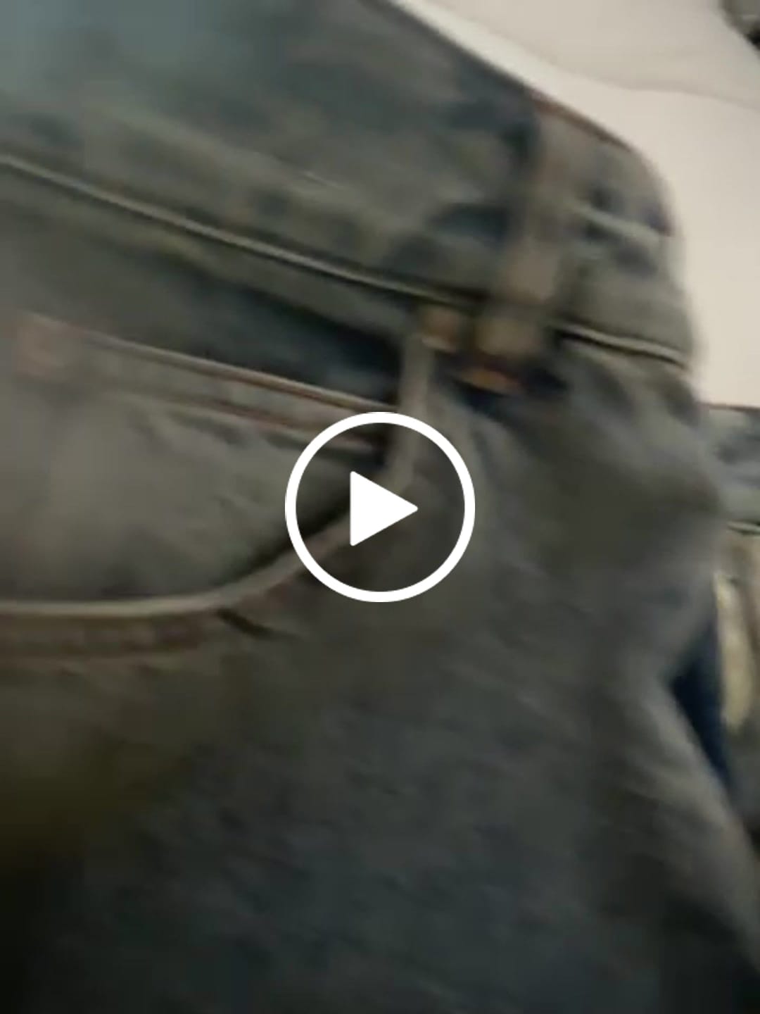 Customer video review of Loewe Waist-burnt  Jeans Blue Cotton
