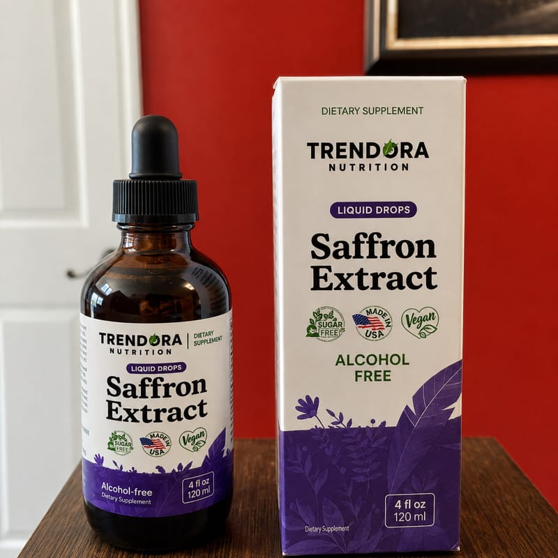 Customer photo review of Trendora Nutrition Saffron Extract Liquid Drops