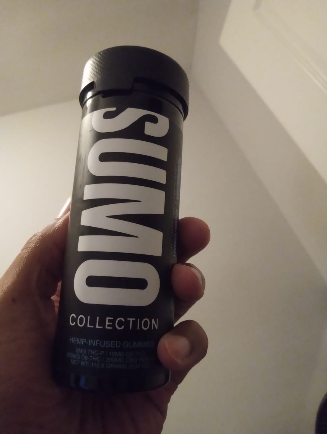 Customer photo review of HALF BAK'D SUMO GUMMIES THCA/P/D8 10000MG 25CT/JAR
