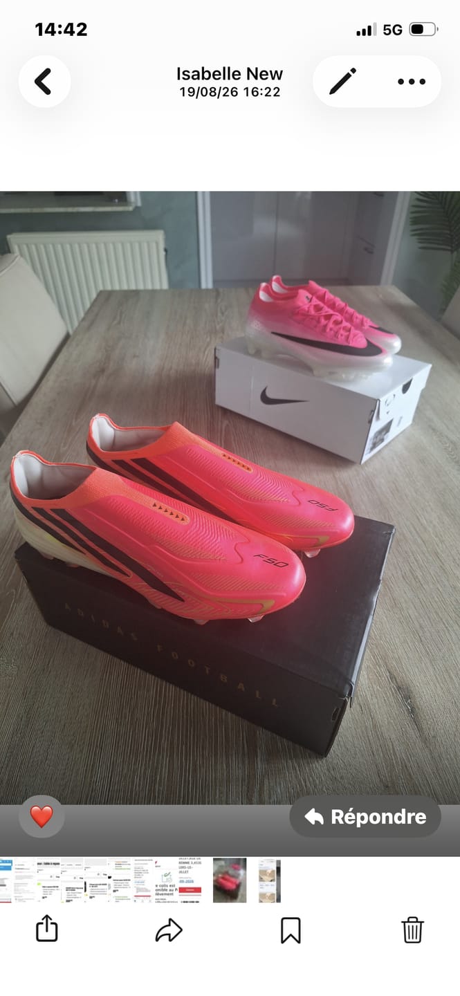 Customer photo review of Nike Mercurial Vapor 17 Elite FG - Rose/Blanc/Noir