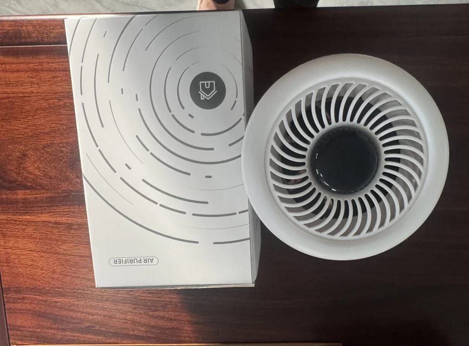 Customer photo review of AirPur™ | Purificateur d’air ionique contre la poussière, le pollen et les allergènes