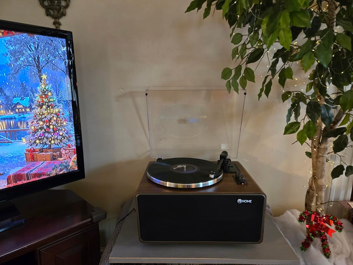 Customer photo review of XJ-H01 All-in-One Vinyl Turntable with Bluetooth & USB Recording