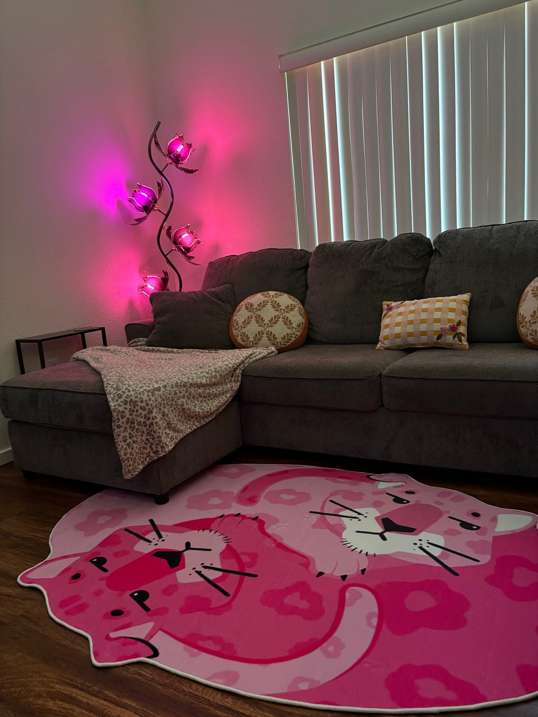 Customer photo review of Pink Panther Area Rug by Lu Yang