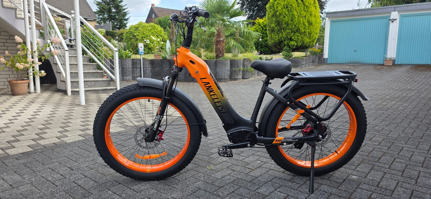 Customer photo review of Lankeleisi MG600 Plus 26" Fat Bike 960Wh All Terrain SUV E-Bike with Switchable Sensor 48V 20Ah Battery