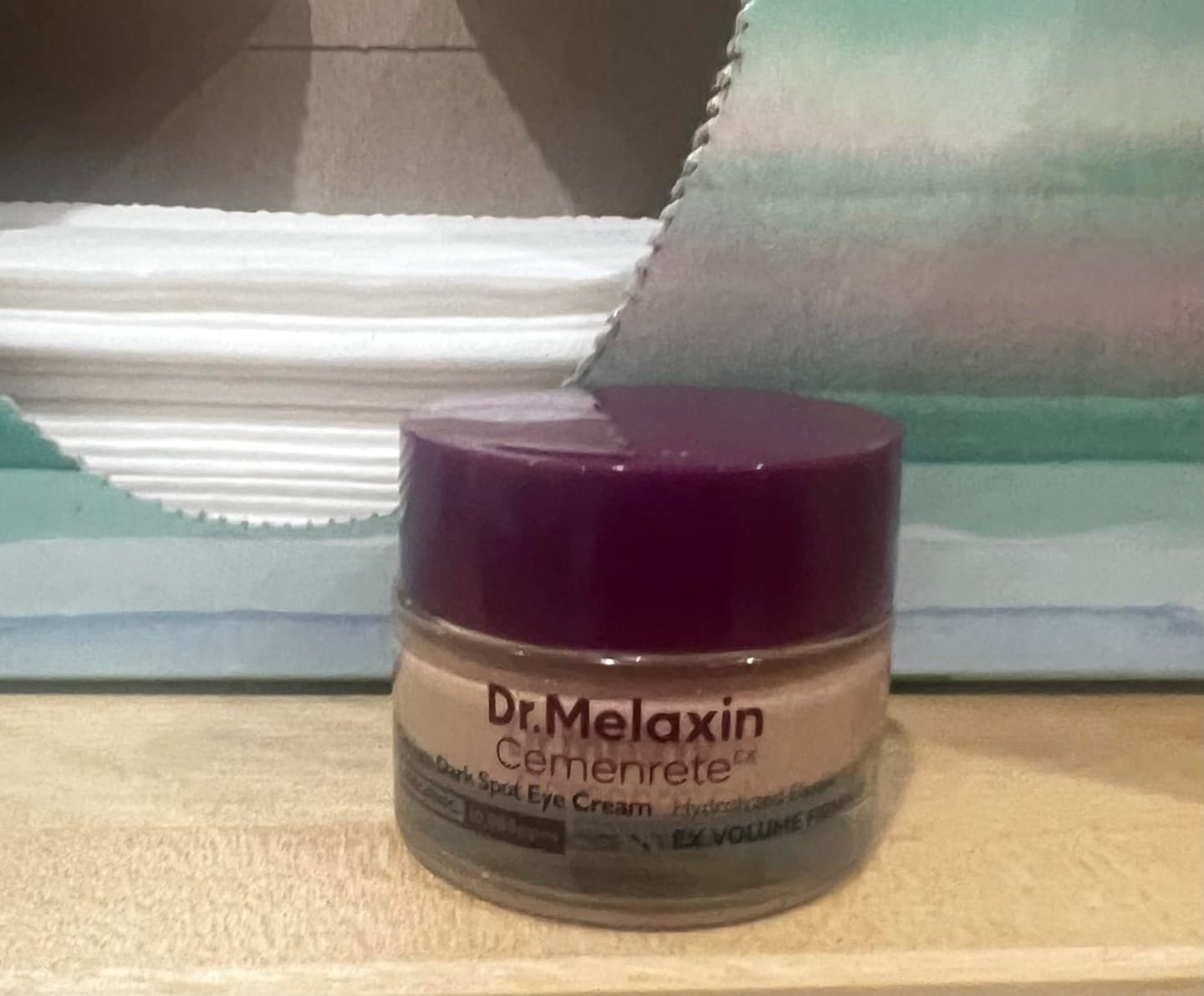 Customer photo review of Crema para ojos Calcium Skincare