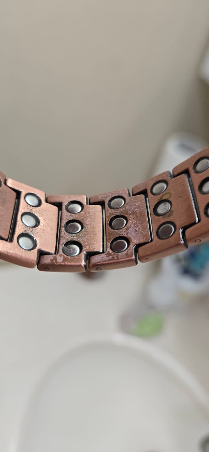 Customer photo review of Fathers Day Copper Bracelet TRIPLE POWER MAGNETS