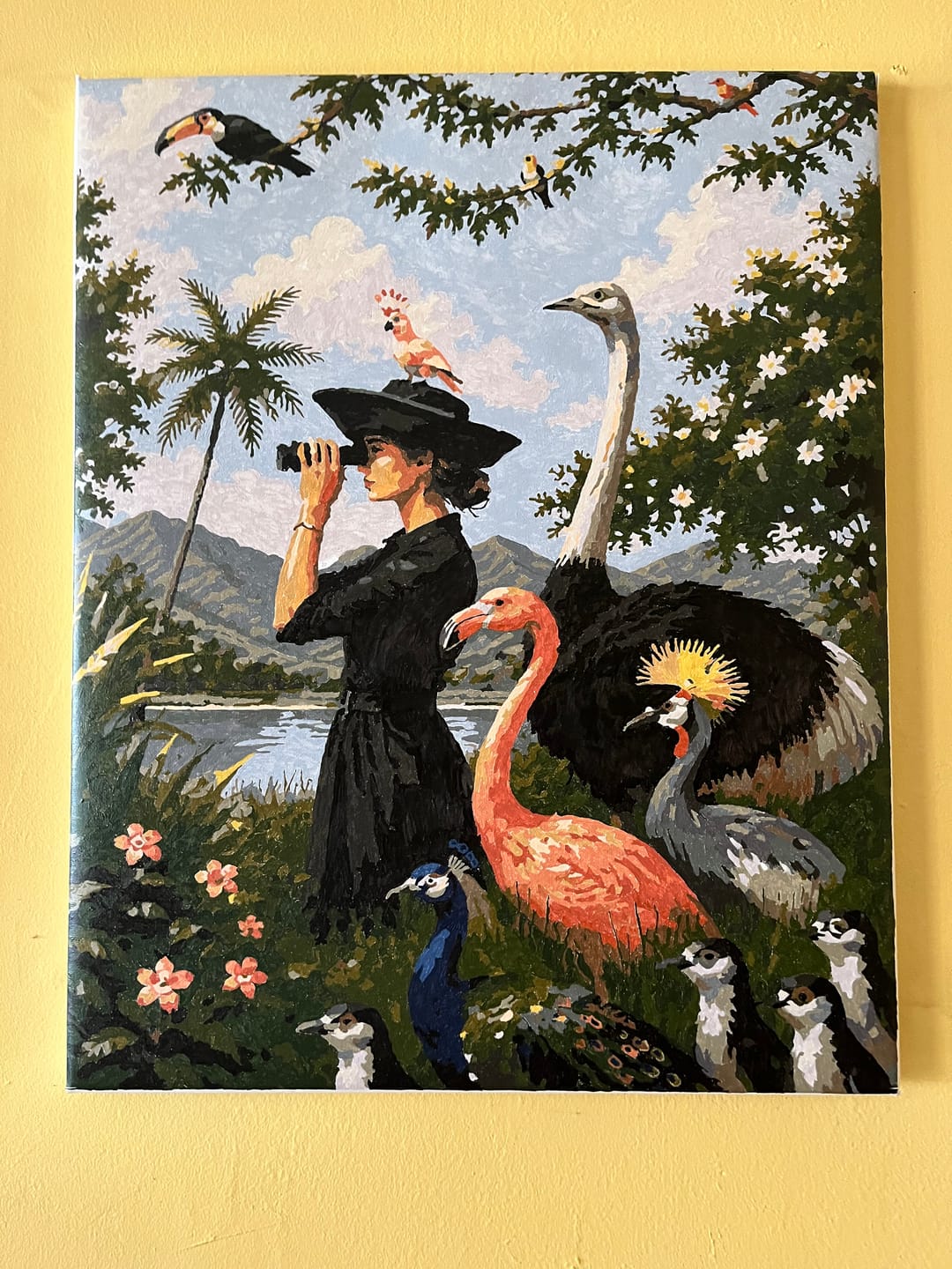 Customer photo review of Malen nach Zahlen - Wilde Vögel