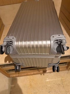 Customer photo review of ALUMINIUM SUITCASE V2 THICKER ALUMINIUM & REMOVEABLE WHEELS