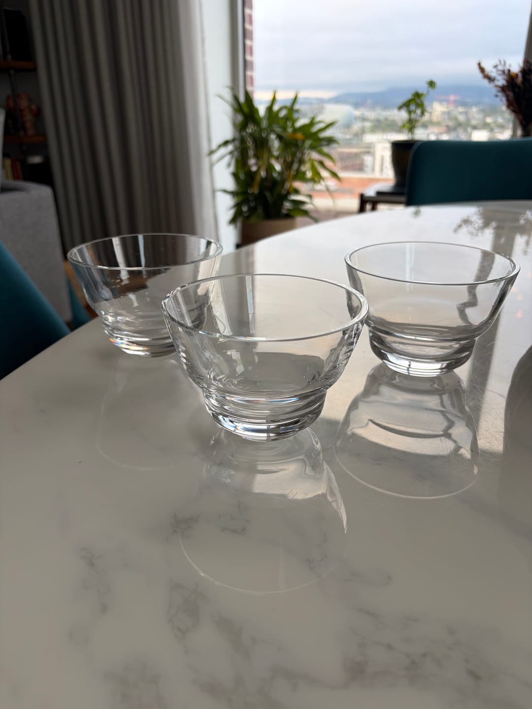 Customer photo review of SHADOWS  Small Bowl in Cloudless Clear