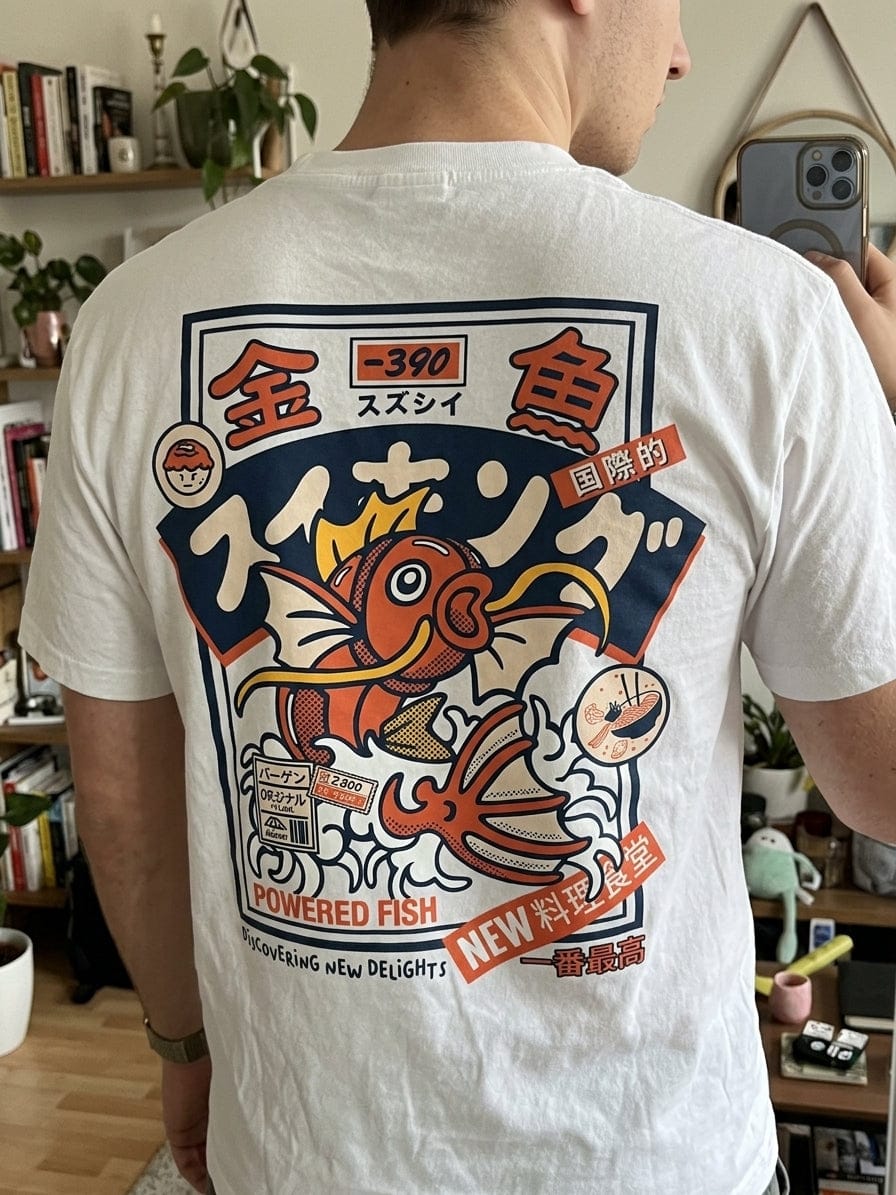 Customer photo review of Koi King T-Shirt