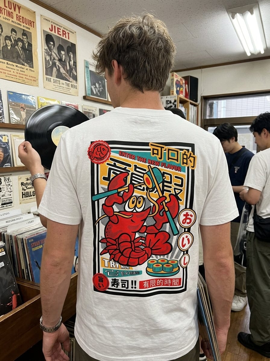 Customer photo review of Lobster King T-Shirt
