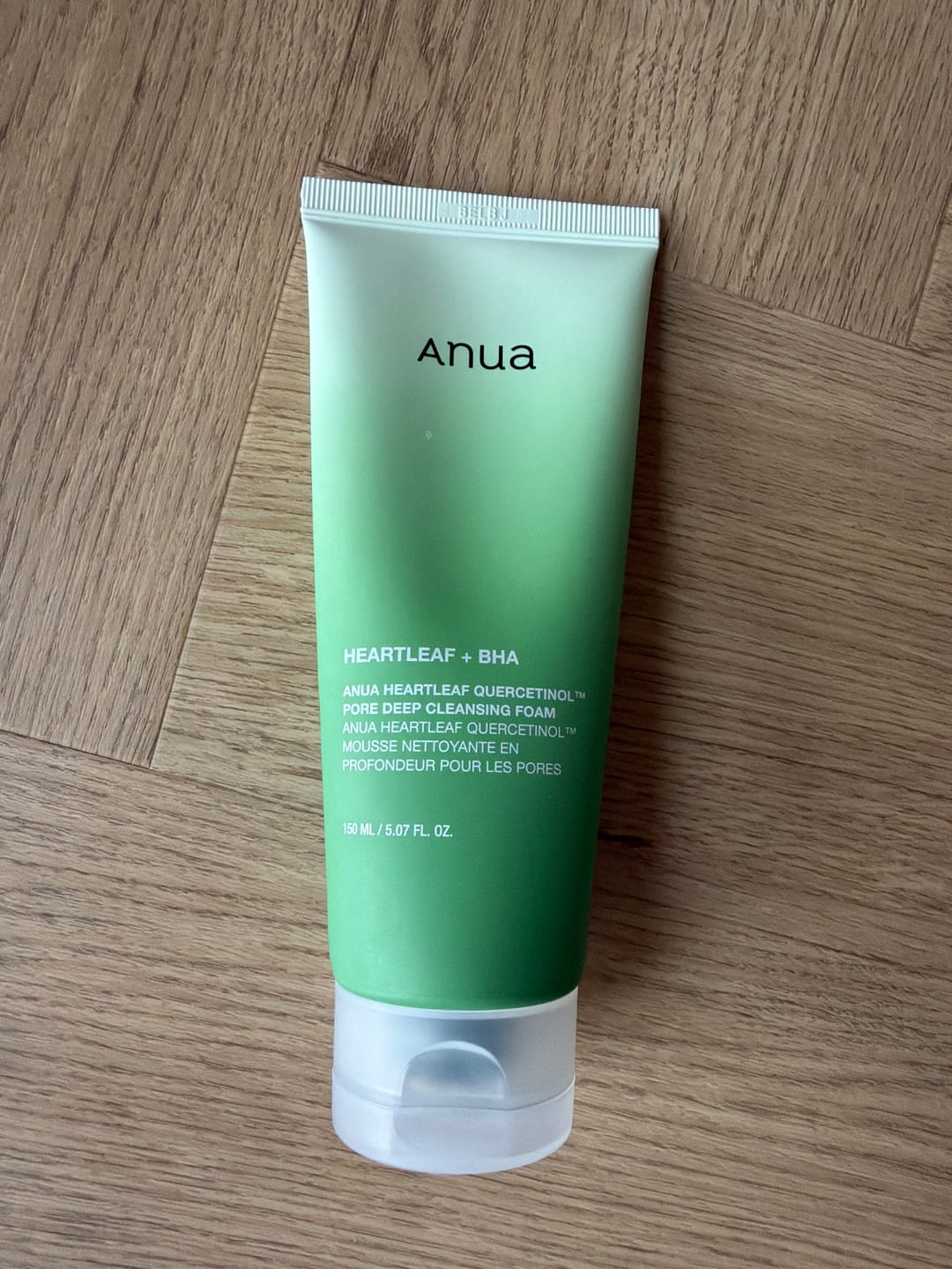 Customer photo review of Putiņas dziļai sejas mazgāšanai un attīrīšanai Anua Heartleaf Quercetinol Deep Pore Cleansing Foam