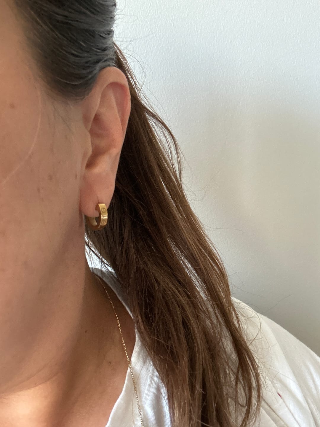 Customer photo review of Love Earrings