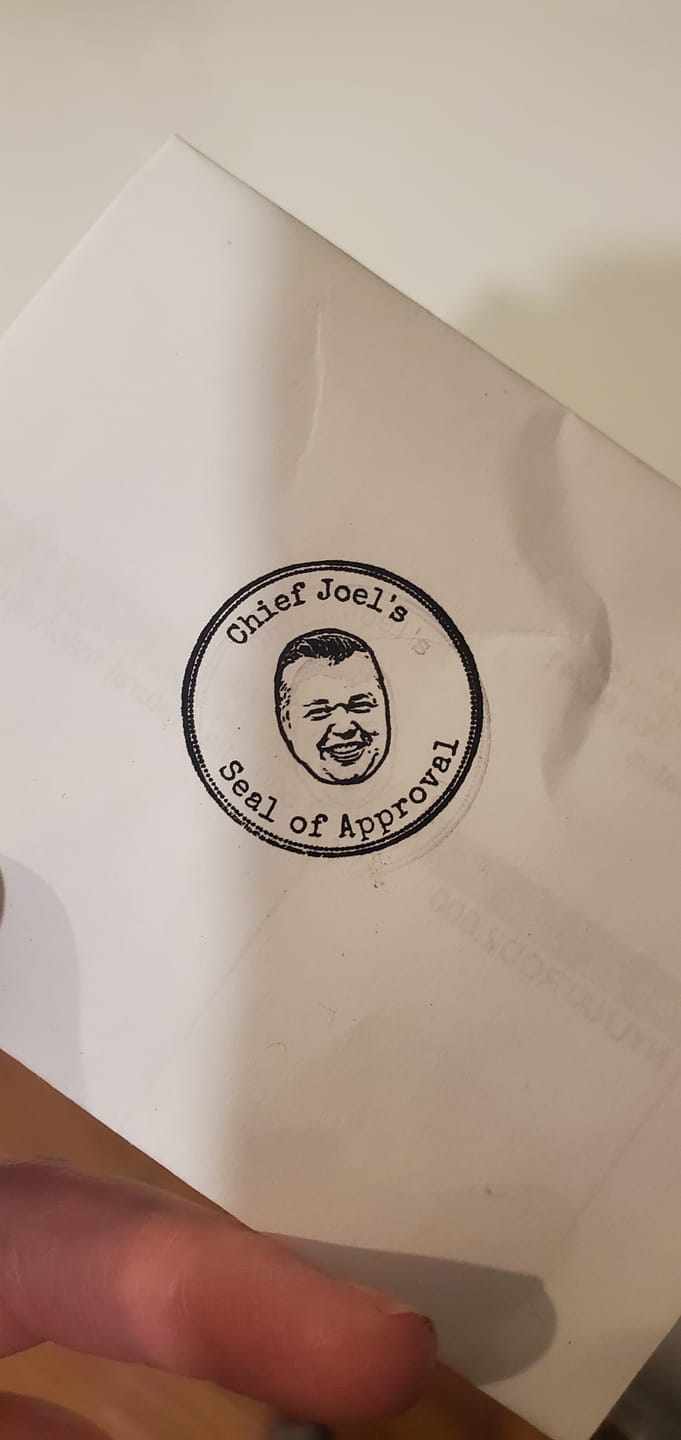 Customer photo review of Face Stamp﹘ Self-Inking Stamp﹘US