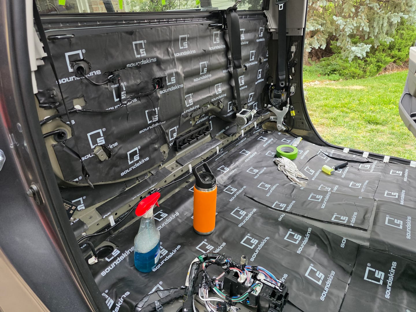 Customer photo review of SoundSkins | Pro Plus Sound Deadening Kit | SSK-PROPLUS | 3 Layers (Acoustic Foam, Foil, Rubber Butyl), 64.5 sq ft