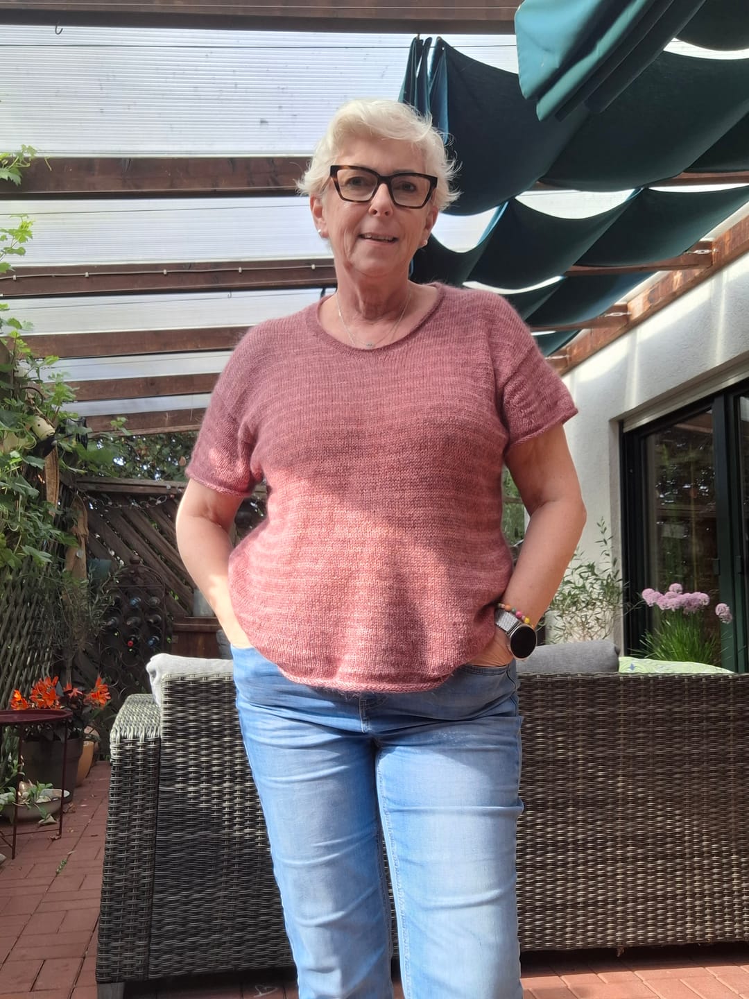 Customer photo review of kuratierte Farbmatches - Linen Bloom + Mohair Bliss