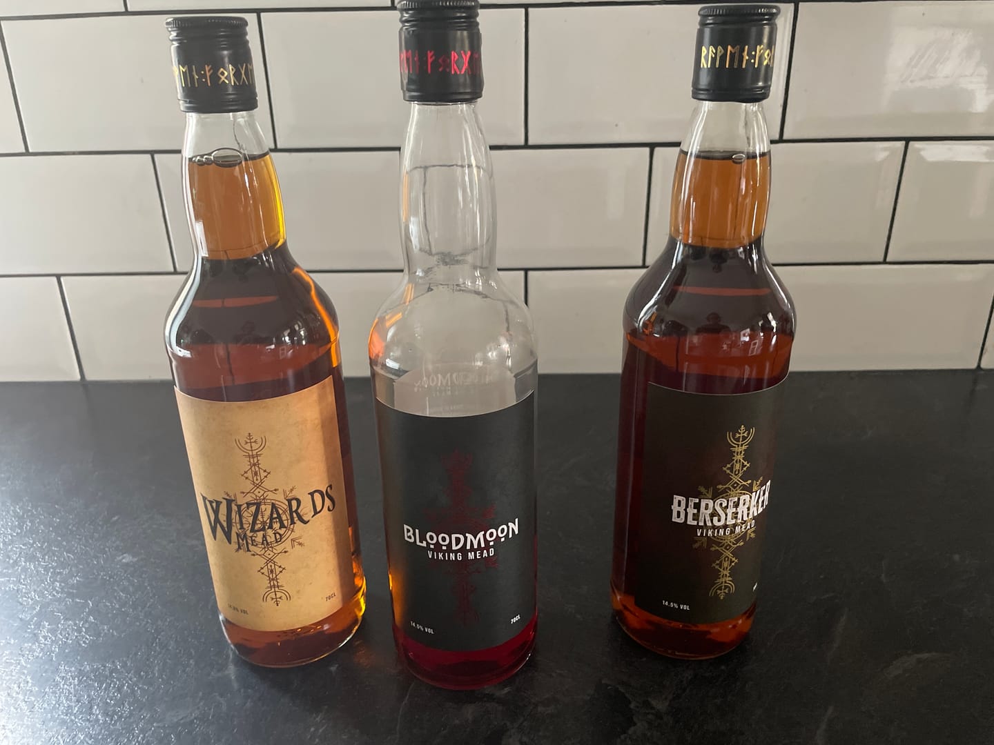 Customer photo review of Raven Forge Mead Triple pack