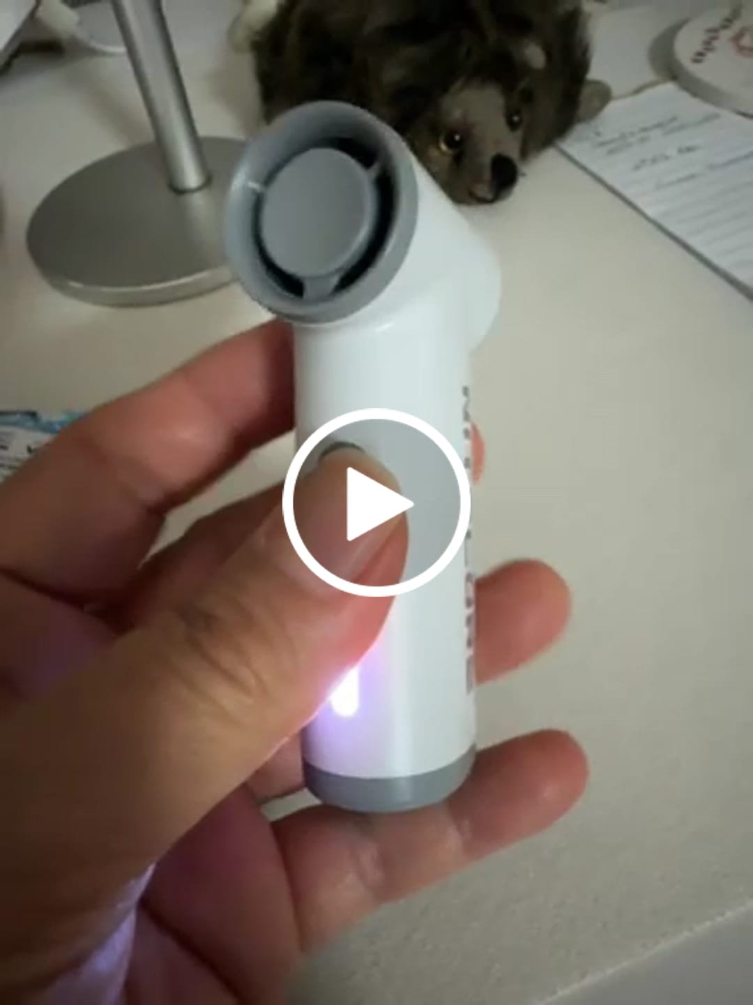 Customer video review of NEF Nano - Palm-Sized High-Speed Handheld Fan