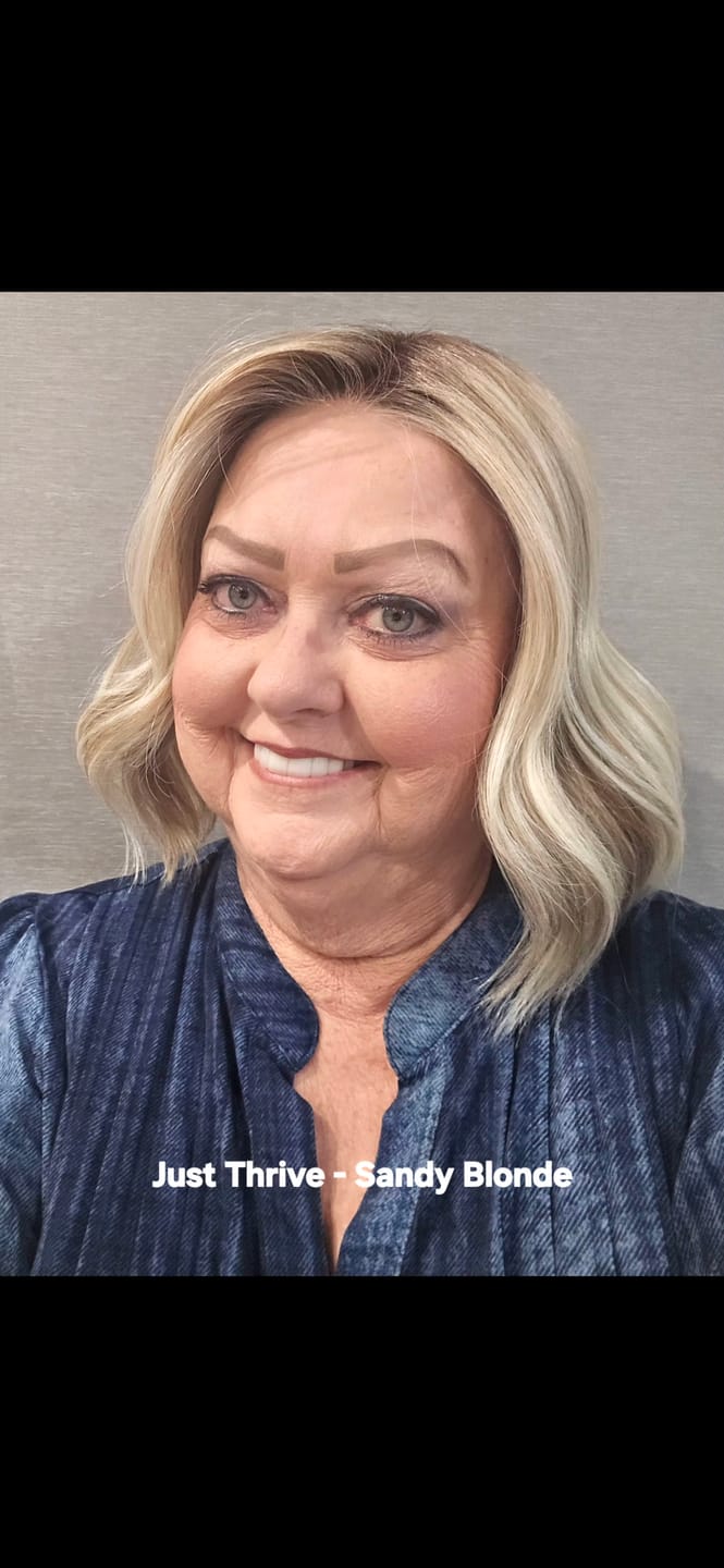 Customer photo review of JUST THRIVE - Sandy Blonde