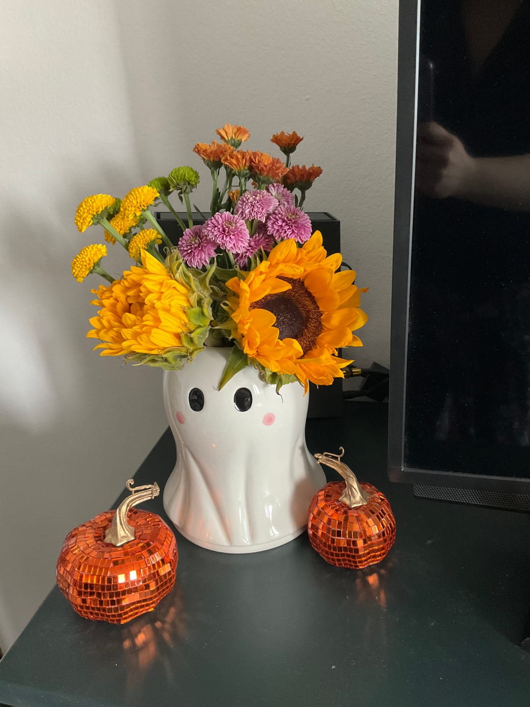Customer photo review of Geist Vase aus Keramik – Süße Deko für Halloween